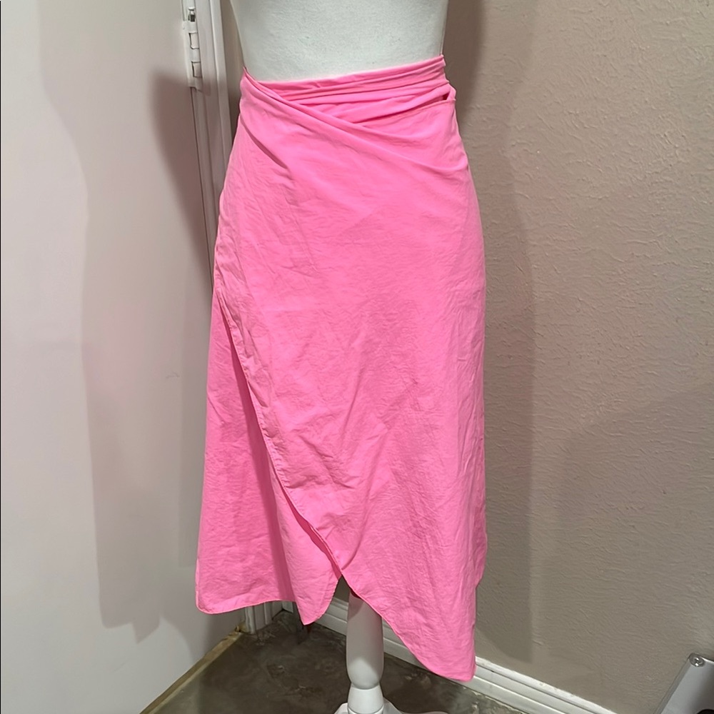 Pink Sarong Cover Up - One Size - Short